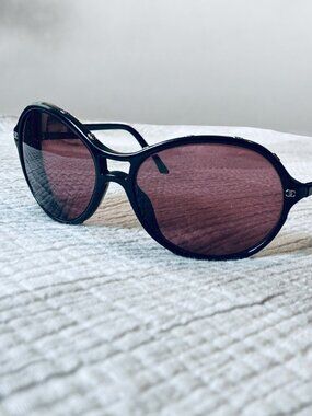 CHANEL Authentic Aviator‑Cat‑Eye Glasses